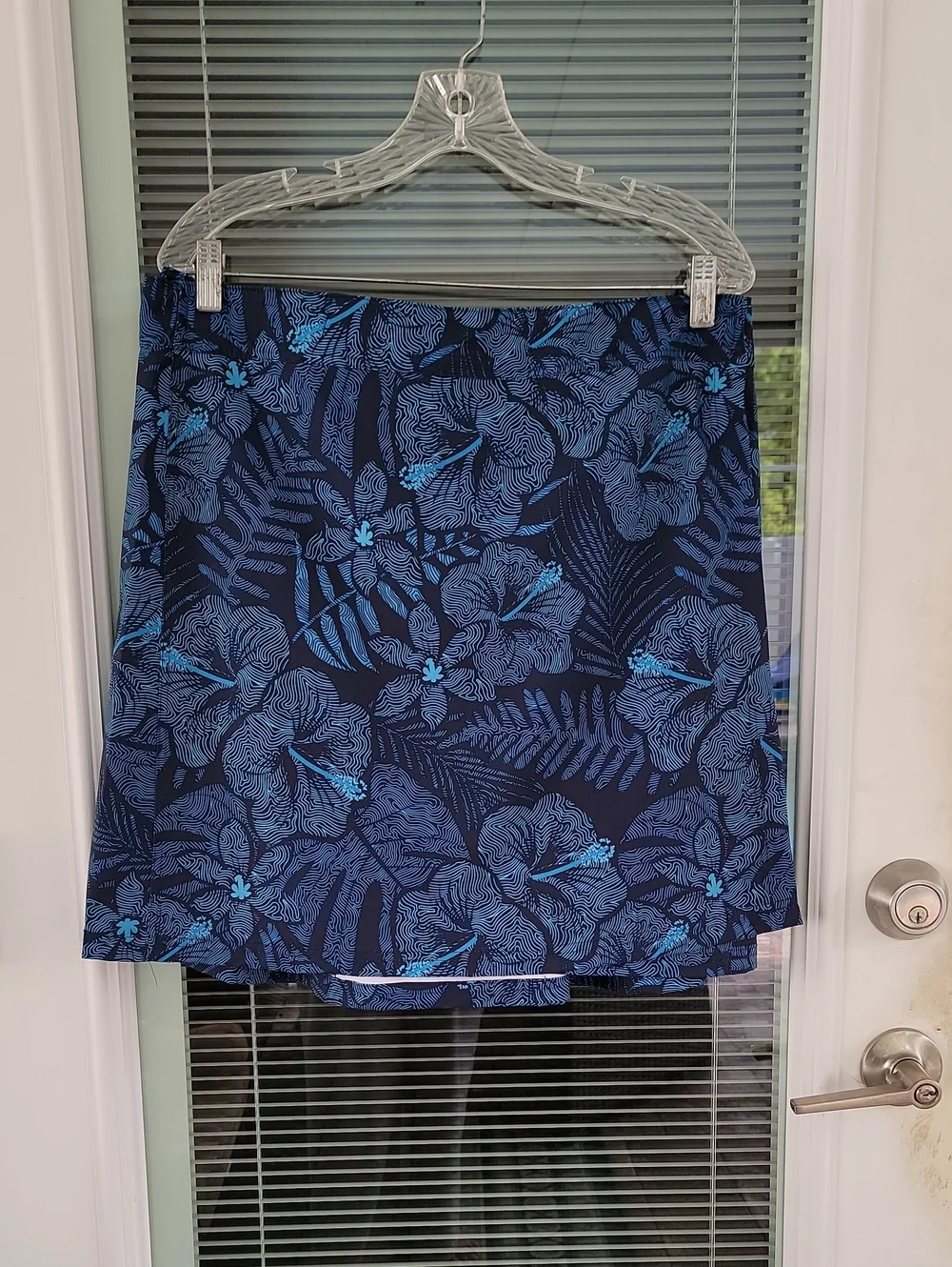 RipSkirt Maui Moonlight Print Sz L Quick Dry Wrinkle Resistant